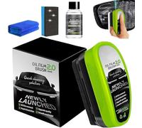 Clearvision Glass Cleaner, 2.0 Upgrade Clearvision Car Windshield Cleaner, Automotive Oil Film Cleaning Brush, Oil Film Cleaning Brush for Car Window, Improves Clarity and Visibility (1PC)