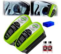 ClearVision Windshield Cleaner, ClearVision Glass Cleaner, 150ml Oil Film Remover for Car Windows - Prevents Mirror Fogging, Crystal Clear View in Any Weather (2, Green)