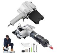 CLEASEBILY Herramienta de flejado metálico portátil, Fuerza 8500 N, para Embalaje de Alta Resistencia y Uso intensivo