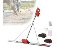 CLEASEBILY LéCtrico Regla De Poder,3000-6000rpm 150cm Hoja Regla De Superficie De HormigóN Estructura Fija Triangular Regla,para El Procesamiento De Concreto 2battery