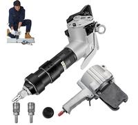 CLEASEBILY Máquina neumática de flejado de Acero, Fuerza 8500 N, para Cintas 32 mm, Embalaje portátil Industrial