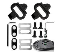 Cleats de bicicleta con placas antideslizantes compatibles con pedales Shimano MTB SPD (SH51) para Cleats Shimano SPD para entrenamiento en interiores, ciclismo al aire libre y commuting