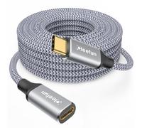 CLEEFUN Cable Alargador USB C 3 m, USB 3.2 5 Gbps USB C Extension, Soporta 100 W Carga 4K y 60Hz Transmisión para iPhone 17/16/15 Pro Max, MacBook Pro Air, iPad Pro, Galaxy, Steam Deck