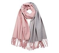 CLELLA Cachemira Bufanda de Mujer Invierno Bufandas Soft and breathable Skin friendly Cálido Bufandas y Chales Casual Pañuelos Suave Grandes Bufanda (Rosa)