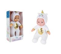 Clement Clementine - Muñeca - Juguete para niños - 071293 - Blanco - Poliéster - Muñeca - Bebé - Maniquí - Abrazar - 30 cm x 17 cm - A Partir de 12 Meses