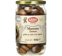 Clément Faugier - Castañas Enteras Peladas y Cocidas al Vapor - 420g - Lote de 2