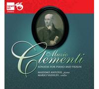 CLEMENTI: Sonatas for Piano and Violin [CD de audio] Anfossi, Vassilev and Clementi