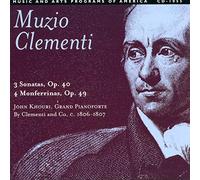 Clementi : Sonata in G Op40/1, Sonata in D Op40/3