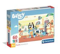 Clementon -i Bluey - Puzzle Infantil Super Color, 60 Piezas, Rompecabezas para niños de 4+ años, Colores Brillantes, imágenes, Habilidades lógicas y manuales, 33,5 x 23,5 cm, 26311