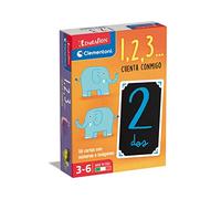 Clementoni, 1, 2, 3... Cuenta Conmigo, Juego Educativo, Juego Educativo para Aprender los números y cantidades, Juguete niños 3 años o más, Juguete en español (55496)