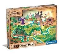 Clementoni 39815 Disney Princess Jigsaw Snow White Story Maps 1000 Pieces-Puzzle