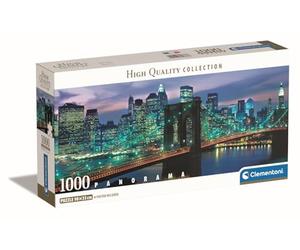 Clementoni - 1000p Panorama New York - 98 x 33 cm - Avec poster