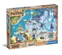 Clementoni 1000pzs Does Not Apply 1000 Piezas Frozen, Maps, Pu (Importación USA)