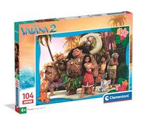 Clementoni 104 Piezas Super Disney Vaiana Puzzle Infantil A Partir De 6 Años, Multicolor, Fabricado en Italia - 25787