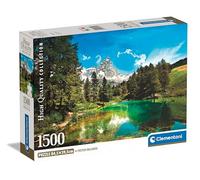 Clementoni - 1500p Blue Lake - 59,2 x 84,3 cm - Avec poster