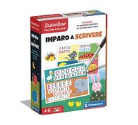 Clementoni 16142 Sapientino, Aprender a Escribir, fichas Pizarra borrable, Juego para Aprender a Escribir, Juego Educativo 5 años, Made in Italy, Play For Future