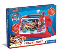 Clementoni - 16335 - Travel Quiz Paw Patrol - Educational Toys, Quiz Game For Kids with Electronic Pen, Learning Toys 4 Years, Multilingual, Made In Italy