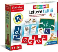 Clementoni 16358 Sapientino Letras Táctiles Montessori