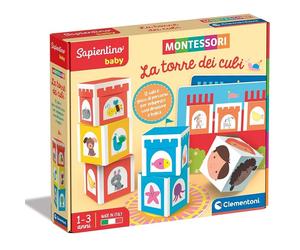Clementoni 16411 Sapientino Baby Montessori Torre De Cubos