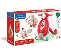 Clementoni-17403 - Scooter, Primeros Pasos - Juguete bebé sostenible a Partir de 12 Meses