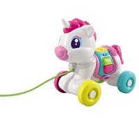 Clementoni - 17813 - Pull Along Unicorn - Early Development & Activity Toys, First Steps, Animal Push And Pull Toy, Walker Toy, Learning Toys, Toddler 10 Months, Early Years, Infant Toy, Made In Italy