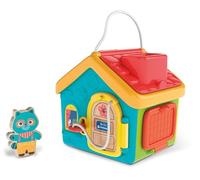 Clementoni - 17857 - Montessori Baby - Casita De Actividades - Juego Infantil para Desarrollar La Psicomotricidad Fina Y Las Habilidades Manuales, Juego Montessori 1 Año, Juguete Bebé 18 Meses