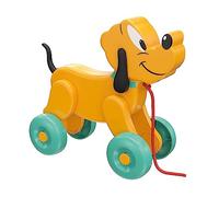 Clementoni - 17858 - Arrastre Disney Pluto - Un Arrastre De Unicornio, con Botones Interactivos Que Incluyen Canciones Y Sonidos para Favorecer El Desarrollo Motor, Juguete Bebé 6 Meses