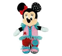 Clementoni - 17860 - Disney Baby Minnie Montessori: Vísteme - Juego Infantil para Desarrollar La Psicomotricidad Fina Y Las Habilidades Manuales, Juego Montessori 1 Año, Juguete Bebé 18 Meses