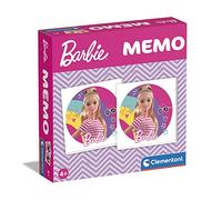Clementoni - 18287 - Memo Games Barbie - Juguetes educativos, Juegos de Memo, Juegos de Cartas para Niños 4 Años, Concentración y Pensamiento Lógico, 2 Jugadores