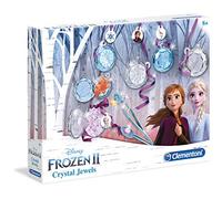 Clementoni 18511 - Olaf de 2 Cristales de Frozen de Disney, niños a Partir de 8 años, joyería para niñas, inglés, Multicolor
