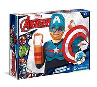 Clementoni Máscara Marvel Capitán América – Juego creativo máscara superhéroe a partir de 4 años