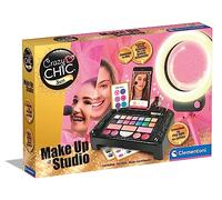 Clementoni - 18744 - Crazy Chic - Make-Up Studio - Estuche De Maquillaje para Niñas, Set De Maquillaje Infantil, Juguete para Niñas Desde 6 Años
