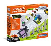 Clementoni - 19162 - Acción Y Reacción - Rieles Musicales - Made In Italy - Set de expansión de Pista - Juego De Lógica Y Física - Juego Científico para Niños A Partir de 6 Años, Italiano