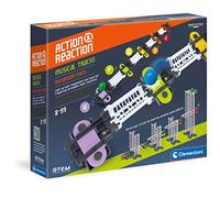 Clementoni Pista de sonido Action&Reaction – Pistas para construir, accesorio a partir de 8 años
