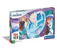Clementoni 2 104pzs Does Not Apply 104 Piezas Frozen, Puzzle Infantil Disney, a Partir de 5 años (25737), Multicolor, M