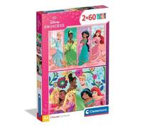Clementoni - 2 puzzles 60 piezas - Princesas Disney