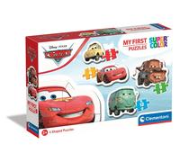 Clementoni Puzzle Infantil Cars, Progresivo 3-6-9-12 Piezas, My First Puzzle, Colores Varios