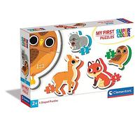 Clementoni 20814 - My First Puzzle 3, 6, 9, 12 Piezas Animales del Bosque