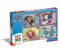 Clementoni 21526 Supercolor Puzzle 4 En 1, Patrulla Canina, 12-16-20-24 Piezas, con 4 Imágenes Diferentes, Puzzle Infantil A Partir De 3 Años