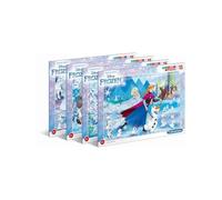 Clementoni 22226 - Supercolor Puzzle Set De 4 - FROZEN (15 Piezas) 4 Motivos