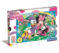 Clementoni-23708 Puzzle 104 Piezas Maxi Minnie Happy Helper, Multicolor (23708.1)