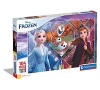Clementoni - Puzzle infantil 104 Maxi Piezas Frozen 2, puzzle (Importación USA)