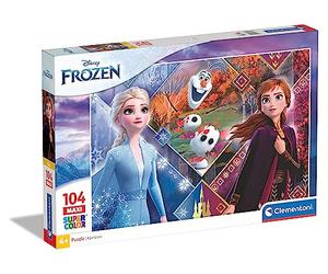Clementoni 23739 - Puzzle 104 Piezas Maxi Frozen 2