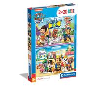 Clementoni - Set de 2 puzzles Paw Patrol - 20 piezas (24779)