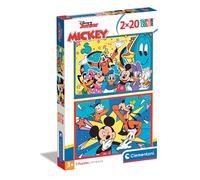 Clementoni Puzzle Mickey Disney 2x20 piezas