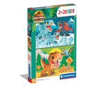 Clementoni 24810 Jurassic World Jigsaw 2 20 Pieces-Supercolor (Importación USA)