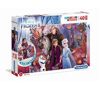 Clementoni 25464 - Puzzle Suelo 40 Piezas Frozen 2