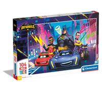 Clementoni Puzzle Batwheels Supercolor - 104 piezas - 4-6 años - desarrolla concentración y lógica