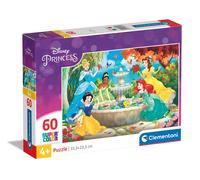 Clementoni 26064 Supercolor Princess - Puzzle 60 Teile ab 4 Jahren, buntes Kinde