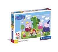Clementoni Puzzle 26204 Supercolor – Peppa Pig, 60 piezas, a partir de 4 años